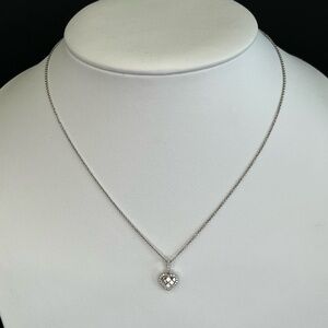 Robert Coin Diamond Heart Pendant Necklace